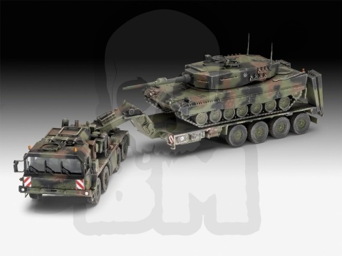 REV03311 1/72 Slt 50-3 Elefant+Leopard 2A4 - model do sklenienia