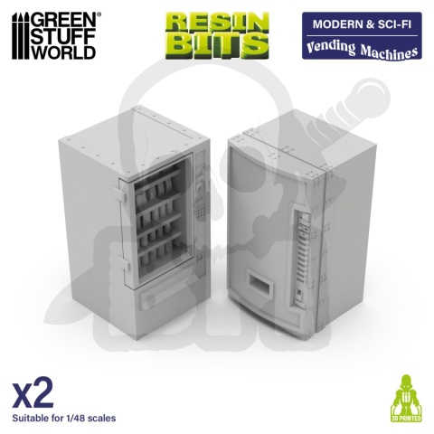 3D printed set - Vending Machines - automaty do sprzedaży 2 szt.
