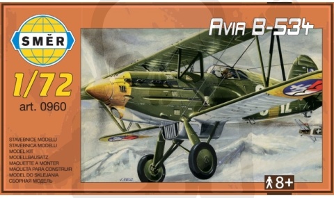 Smer 0960 Avia B-534 1:72 - model samolotu