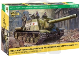 Soviet Self-Propelled Gun ISU-152 1:35 Rosyjskie działo samobieżne Zwierboj