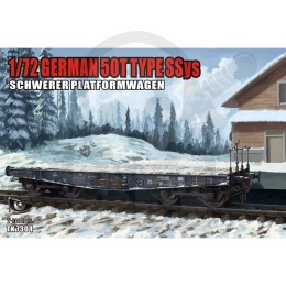 T-Model TK7304 German 50T Type SSys Schwerer Platformwagen 1:72