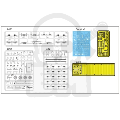 T-Model TK7304 German 50T Type SSys Schwerer Platformwagen 1:72