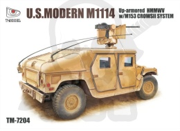 T-Model TMTM7204 U.S. M1114 HMMWV Up-Armored w/ M153 CROWSII System 1:72