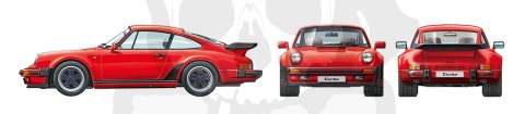 T24279 Porsche 911 Turbo 88 1:24
