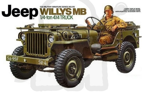 Tamiya 35219 Jeep Willys MB. 1/4-Ton 4x4 Truck 1:35