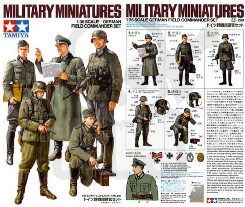 Tamiya 35298 German Field Commander Set 1:35