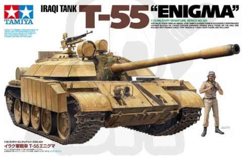 Tamiya 35324 Iraqi Tank T-55 Enigma 1:35 - model irackiego czołgu