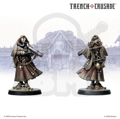 Trench Crusade: Sniper Priest - 2 żołnierzy - kapłani snajperzy