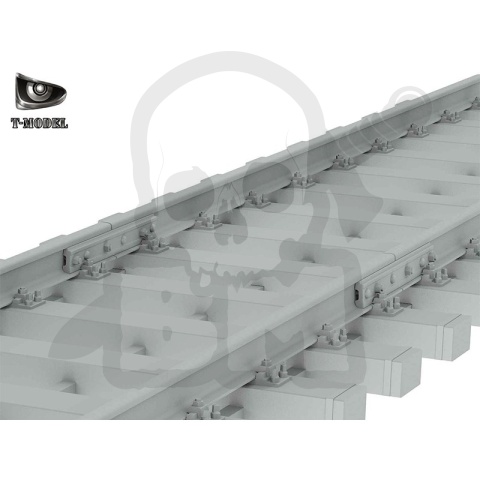 T-Model TK3505 360 mm European Gauge Straight Rail and Curved Rail 1:35