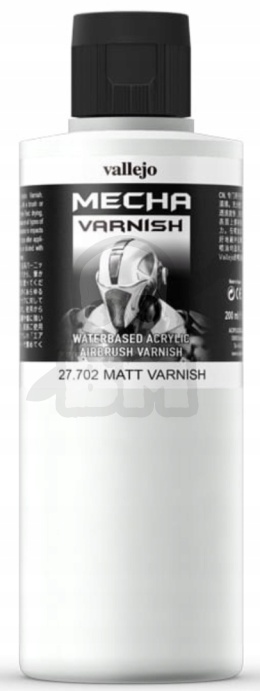 Vallejo 27702 Mecha Matt Varnish 200 ml. Lakier matowy