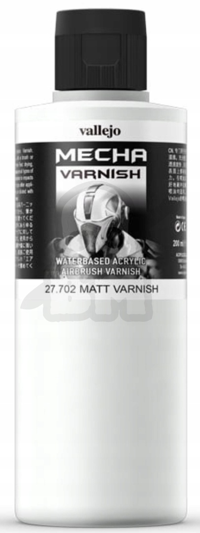 Vallejo 27702 Mecha Matt Varnish 200 ml. Lakier matowy
