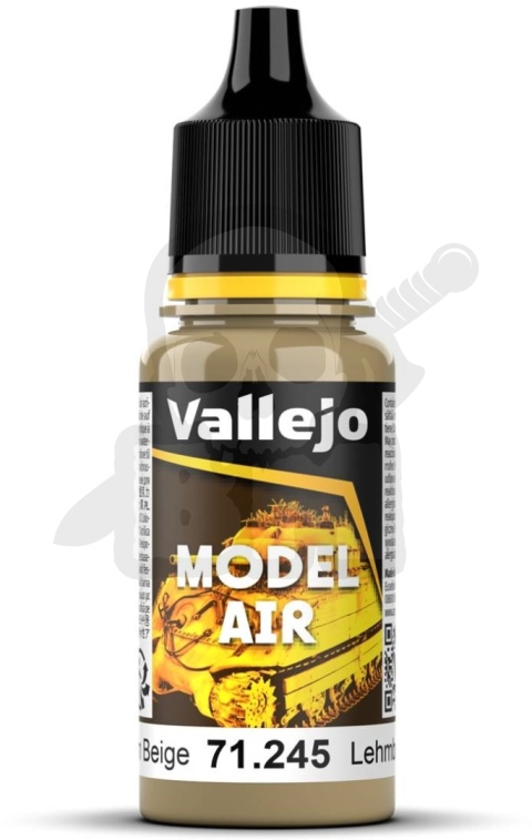 Vallejo 71245 Model Air 18ml Loam Beige RAL1040