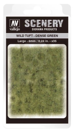 Vallejo SC413 Wild Tuft - Dense Green 6mm