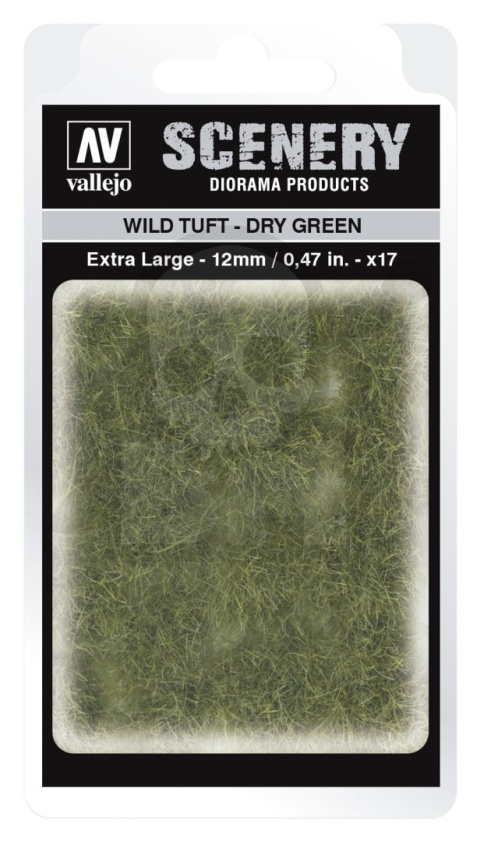 Vallejo SC424 Wild Tuft - Dry Green 12mm