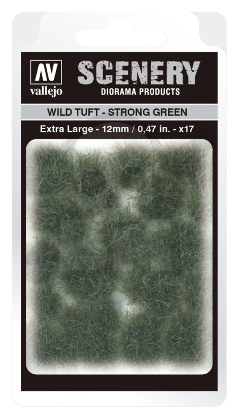 Vallejo SC427 Wild Tuft - Strong Green 12mm