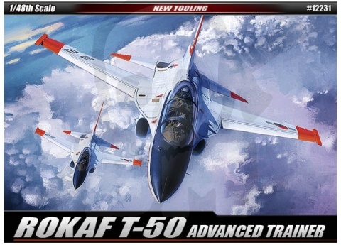 Academy 12231 ROKAF T-50 Advanced Trainer 1:48 polskie kalkomanie model samolotu