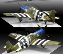 Academy 12303 USAAF P-51B Blue Nose 1:48 model samolotu
