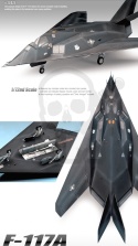 Academy 12475 F-117A Stealth bomber 1:72
