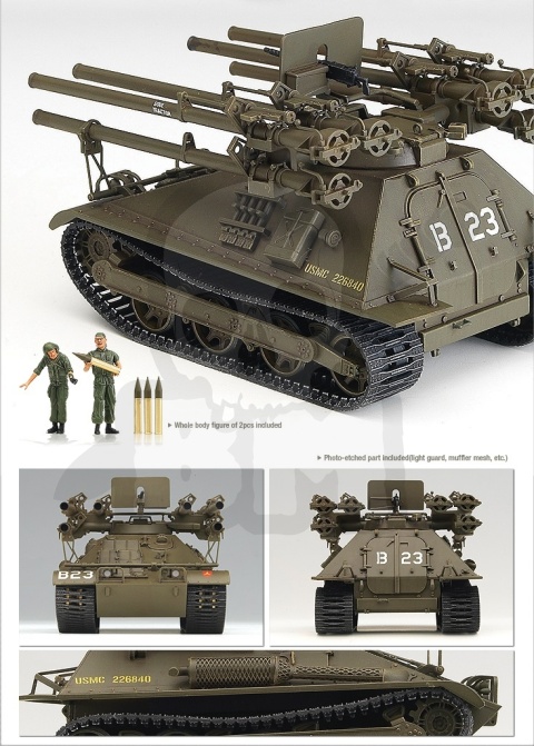 Academy 13218 U.S.M.C M50A1 Ontos 1:35 model niszczyciela czołgów