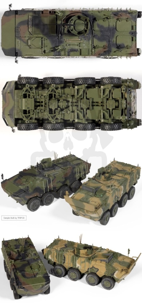 Academy 13569 R.O.K. Army K808 Wheeled Armoured Vehicle 1:35 model transportera opancerzonego