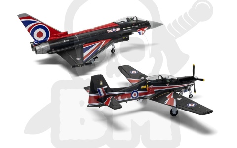 Airfix 40003 Eurofighter Typhoon FGR.4 Blackjack & Shorts Tucano T.1 1:72
