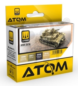 Ammo Mig 20738 ATOM D.A.K Colors WWII Set 4 farbki 20ml