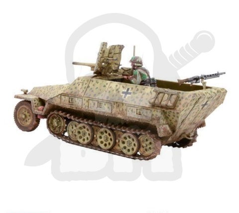 BOLT ACTION Sd.Kfz 251/10 ausf D 37mm Pak 36 niemiecki transporter wsparcia