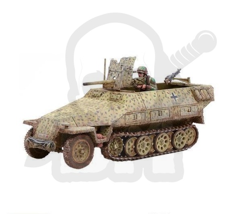 BOLT ACTION Sd.Kfz 251/10 ausf D 37mm Pak 36 niemiecki transporter wsparcia