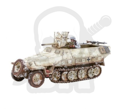 BOLT ACTION Sd.Kfz 251/10 ausf D 37mm Pak 36 niemiecki transporter wsparcia
