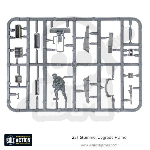 BOLT ACTION Sd.Kfz 251/9 Ausf D (Stummel) niemiecki transporter wsparcia