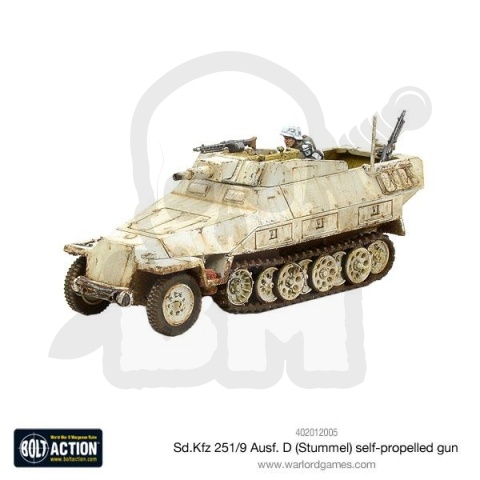 BOLT ACTION Sd.Kfz 251/9 Ausf D (Stummel) niemiecki transporter wsparcia