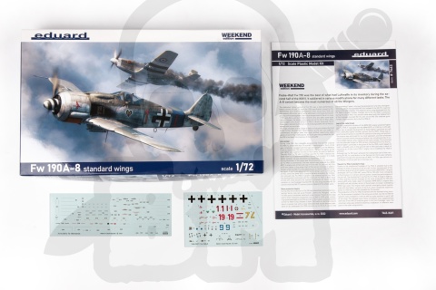 Eduard 7463 Fw 190A-8 standard wings Weekend edition 1:72 model samolotu