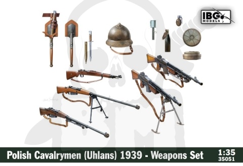 IBG 35051 Polish Cavalrymen (Uhlans) 1939 - Weapons Set 1:35