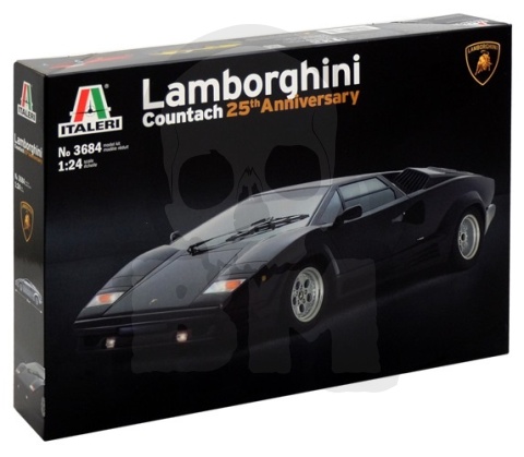 Italeri 3684 Lamborghini Countach 25th Anniversary 1:24 - model samochodu