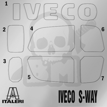 Italeri 3976 Iveco S-Way Abarth (Show Truck) 1:24 model ciężarówki