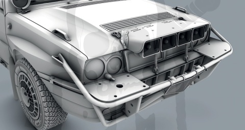 Lancia Delta HF Integrale 16v Safari Rally 1991 1:12 model samochodu