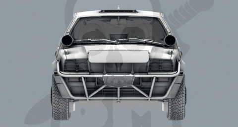 Lancia Delta HF Integrale 16v Safari Rally 1991 1:12 model samochodu