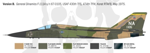 Italeri 91232 F-111A Aardvark 1:72 - model samolotu