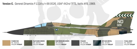 Italeri 91232 F-111A Aardvark 1:72 - model samolotu