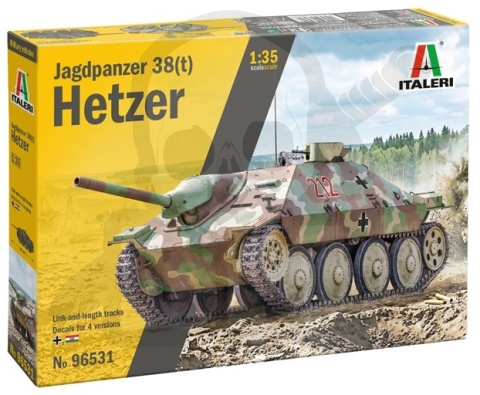 Italeri 96531 Jagdpanzer 38(t) Hetzer 1:35 model łowcy czołgów