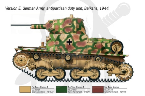 Italeri 96553 Carro Armato L6/40 1:35 - model czołgu