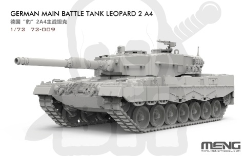 Meng 72009 Leopard 2A4 German Main Battle Tank 1:72 model czołgu