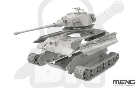 Meng 72011 German Heavy Tank Sd.Kfz.182 King Tiger (Henschel Turret) 1:72 model czołgu