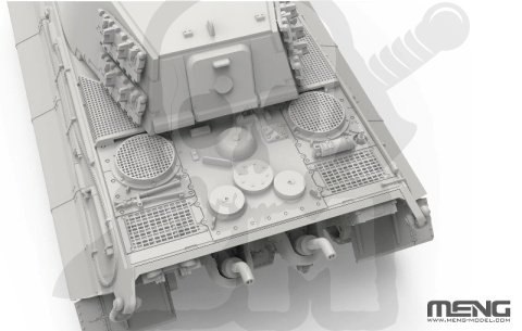Meng 72011 German Heavy Tank Sd.Kfz.182 King Tiger (Henschel Turret) 1:72 model czołgu