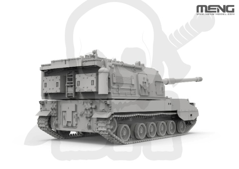 Meng 72014 Chinese PLZ-05 155 mm Self-Propelled Howitzer 1:72 model działa samobieżnego