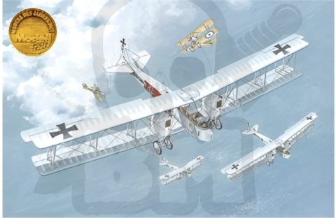 Roden 011 Gotha G.IV 1:72 niemiecki bombowiec I wojna światowa