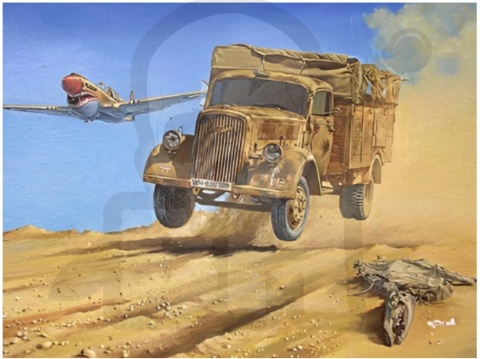 Roden 710 Opel Blitz Kfz.305 4x2 1:72 model niemieckiej ciężarówki