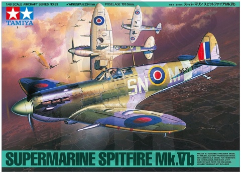T61033 Supermarine Spitfire Mk.Vb 1:48 model samolotu