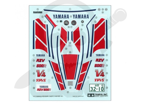 Tamiya 14037 1:12 Yamaha RZV 500R - model motocykla