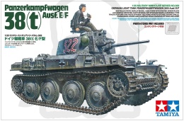 Tamiya 35369 Panzerkampfwagen 38(t) Ausf. E/F 1:35 model niemieckiego czołgu lekkiego